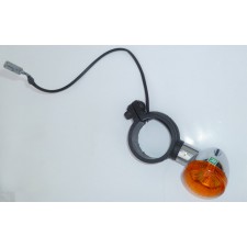 BLINKR PŘEDNÍ PRAVÝ CHROM - JAWA 300CL, PÉRÁK + MODEL 42 - (ZÁNOVNÍ DÍL)